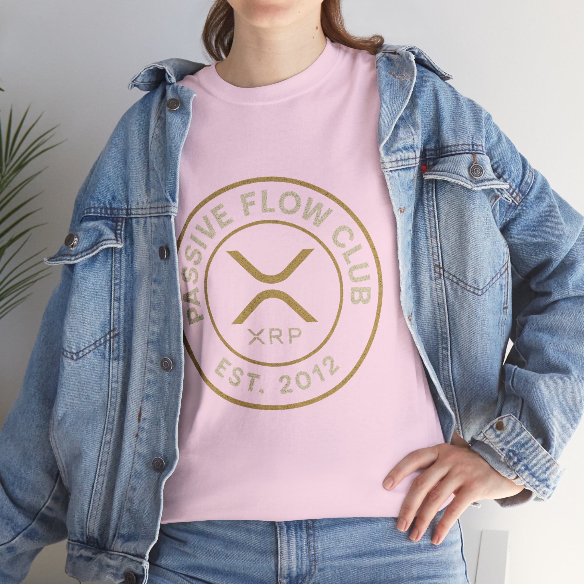 XRP Passive Flow Club T‑Shirt — Crypto Logo Tee (Est. 2012)