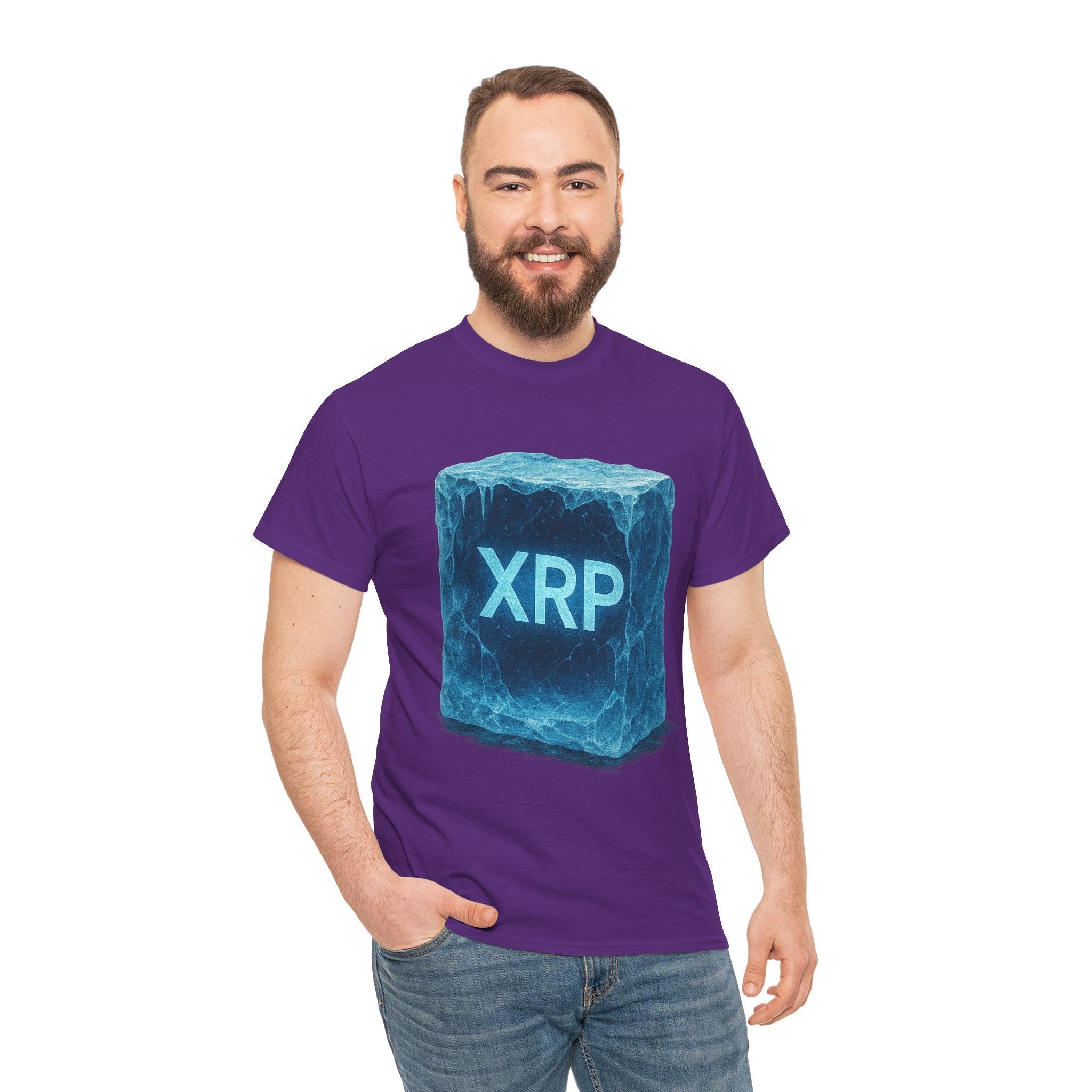 XRP Ice Block Tee — Crypto Ripple Logo T-Shirt