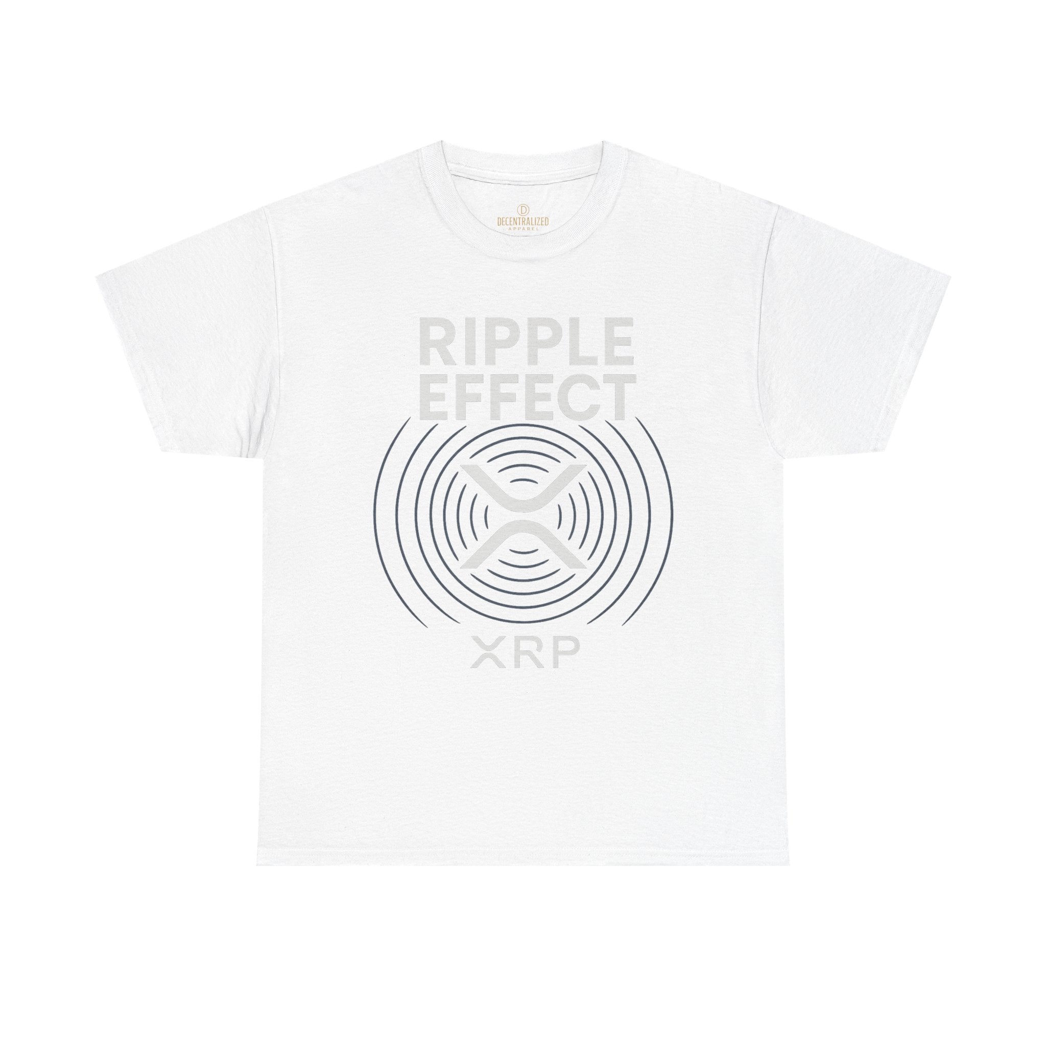 Ripple Effect XRP Tee — Minimal Cryptocurrency Logo T-Shirt