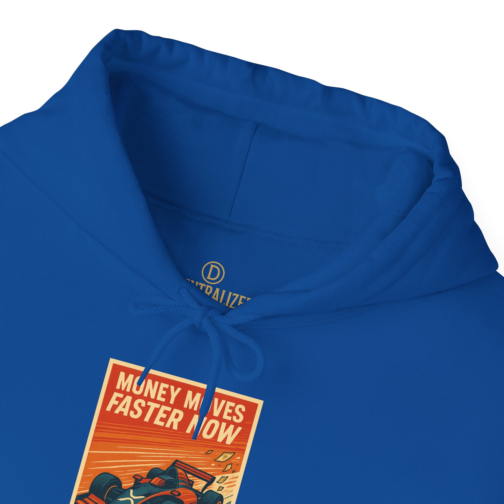 XRP 'Money Moves Faster Now' Hoodie – Crypto Retro Graphic Pullover