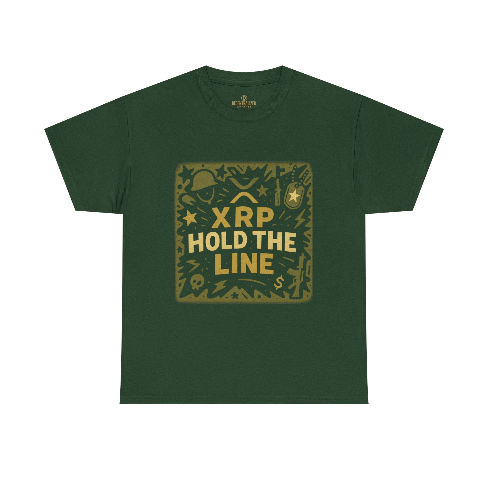 T-Shirt — XRP Hold The Line Crypto Graphic Tee