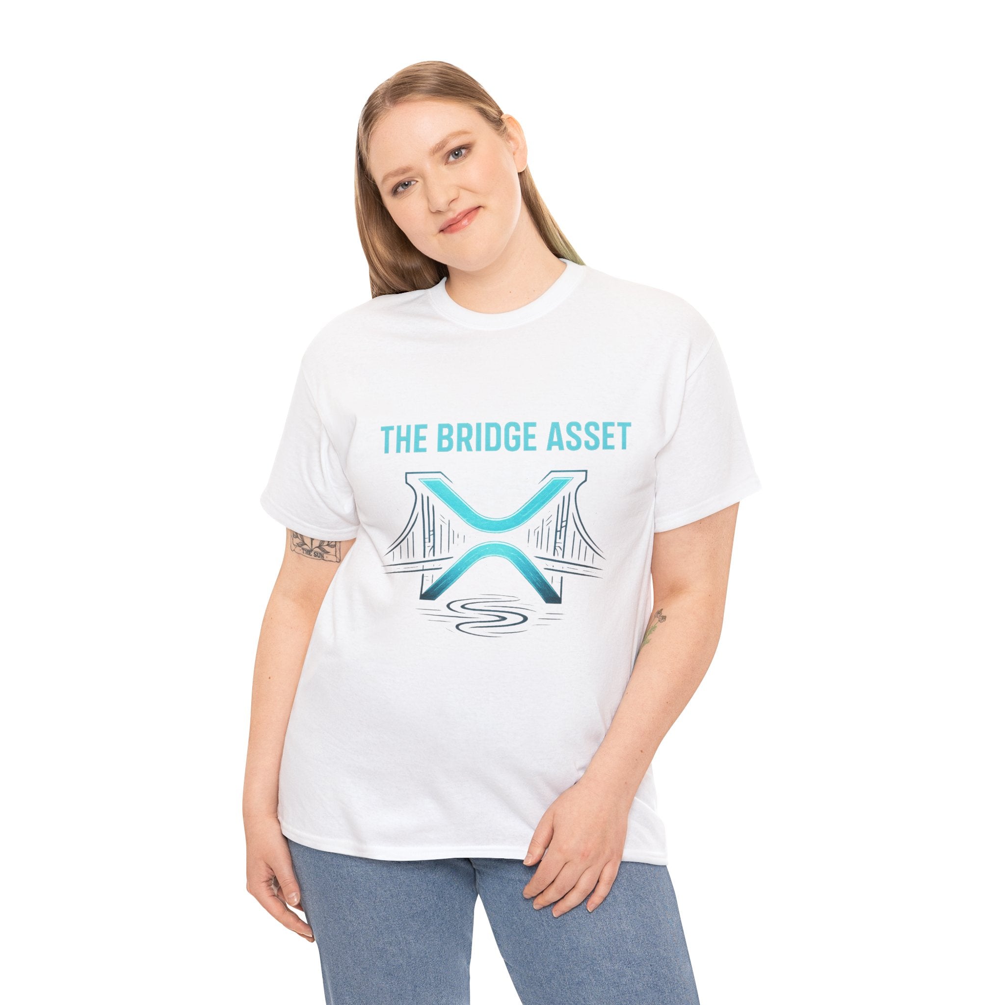 XRP 'The Bridge Asset' Graphic Tee — Crypto Ripple Logo Shirt