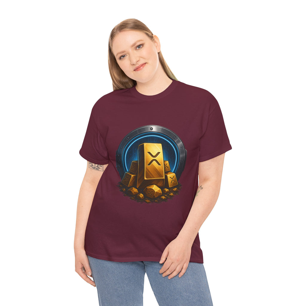 Crypto Gold Bars T-Shirt — Ripple (XRP) Stack Graphic Tee