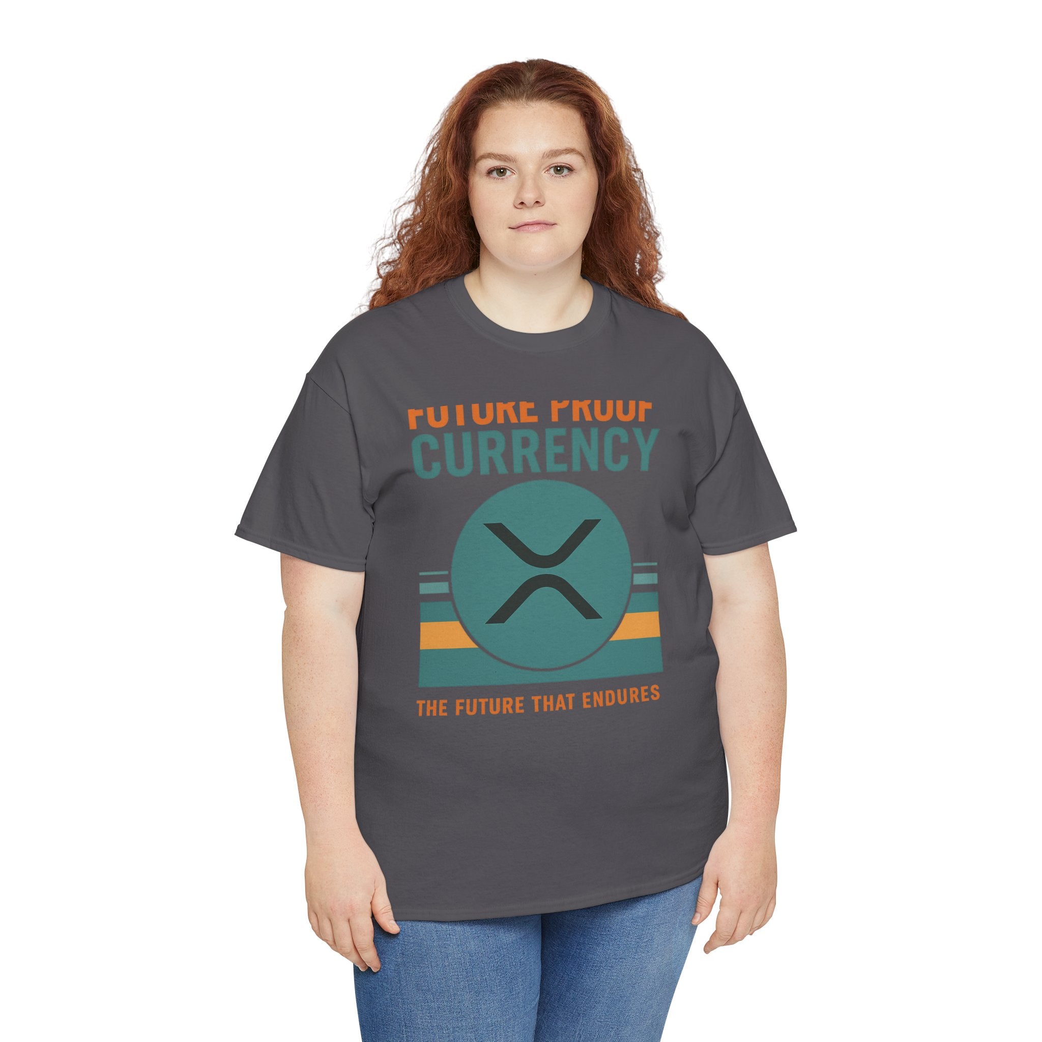 RIPPLE XRP 'Future Proof Currency' Graphic Tee — Crypto Retro Logo Shirt