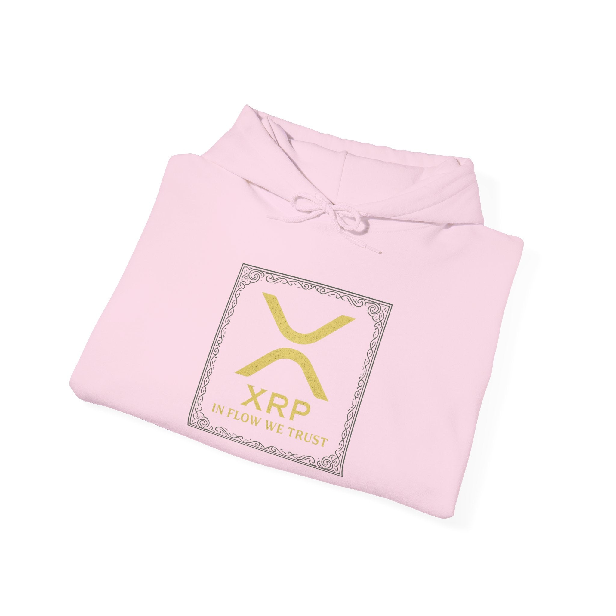 XRP Logo Hoodie – Gold Cryptocurrency Sweatshirt