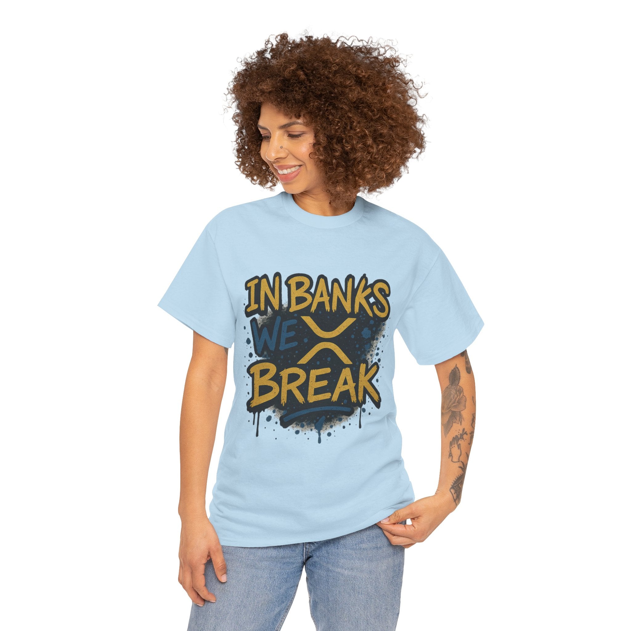 Ripple 'In Banks We Break' Graphic Tee — Crypto XRP Streetwear