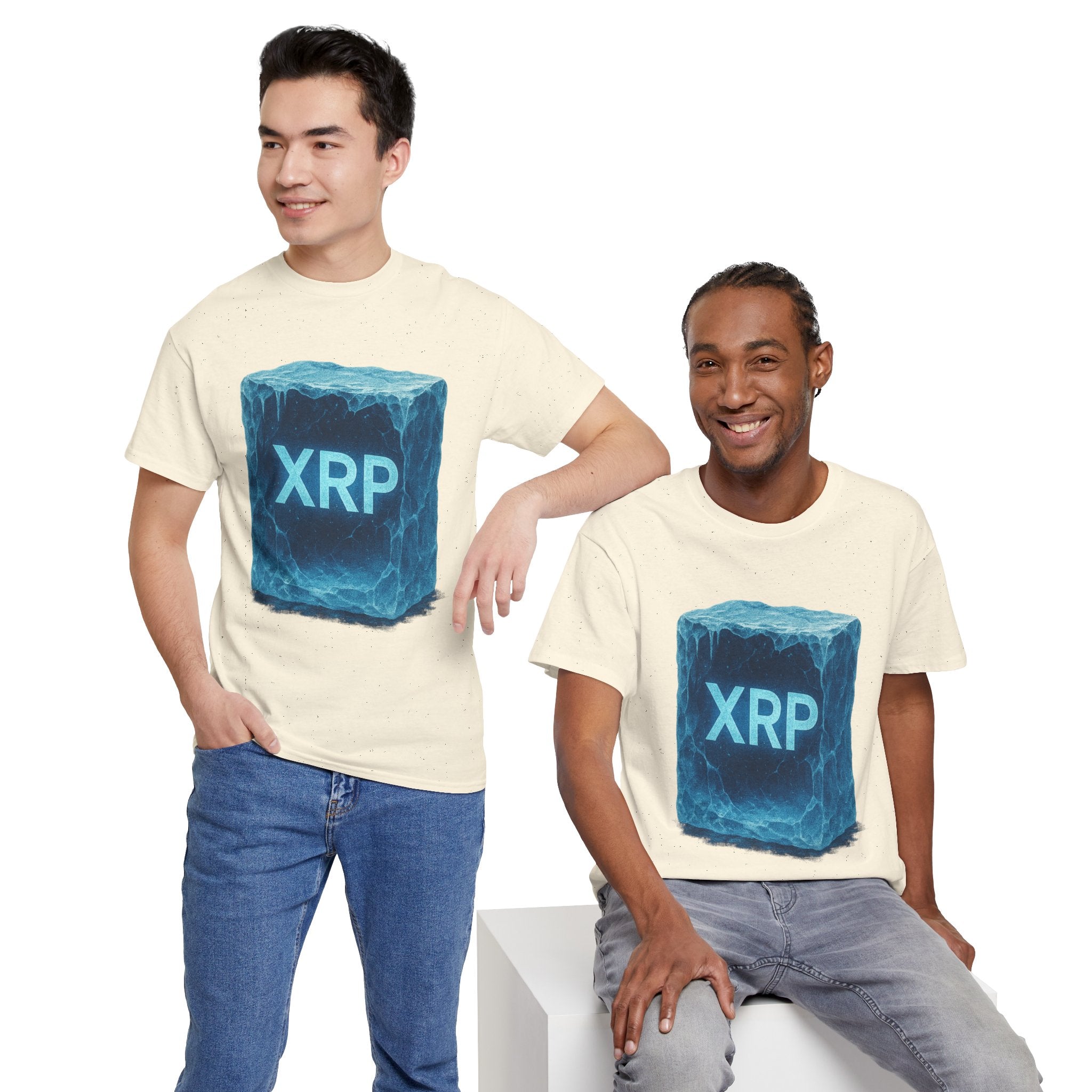 XRP Ice Block Tee — Crypto Ripple Logo T-Shirt