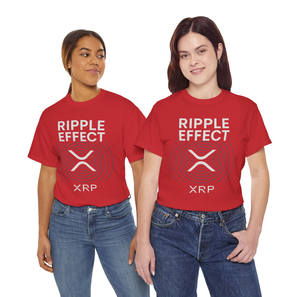 Ripple Effect XRP Tee — Minimal Cryptocurrency Logo T-Shirt