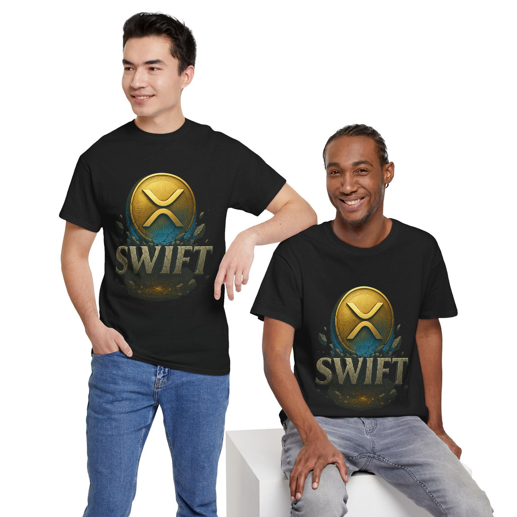 XRP Swift Cryptocurrency T‑Shirt — Ripple Coin Logo Graphic Tee