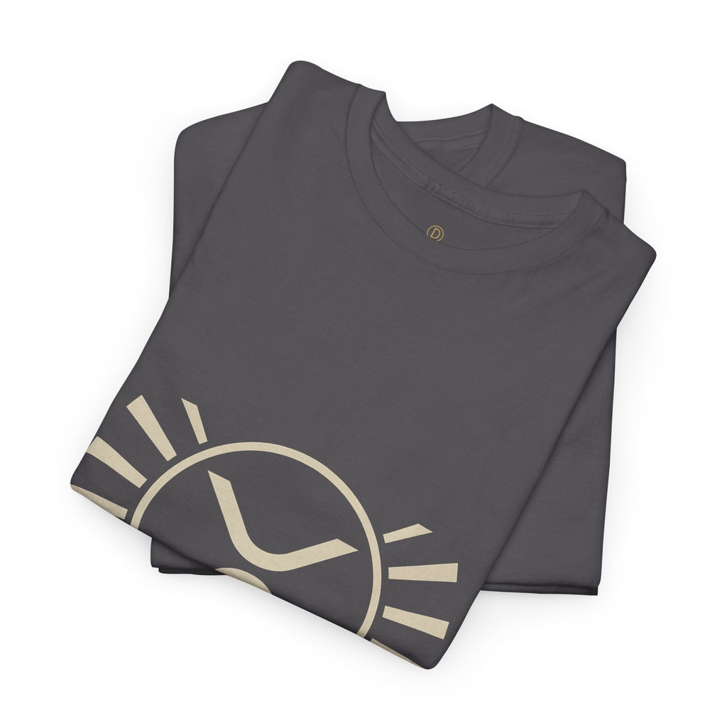XRP Sun Logo T‑Shirt — Minimal Crypto Ripple Tee