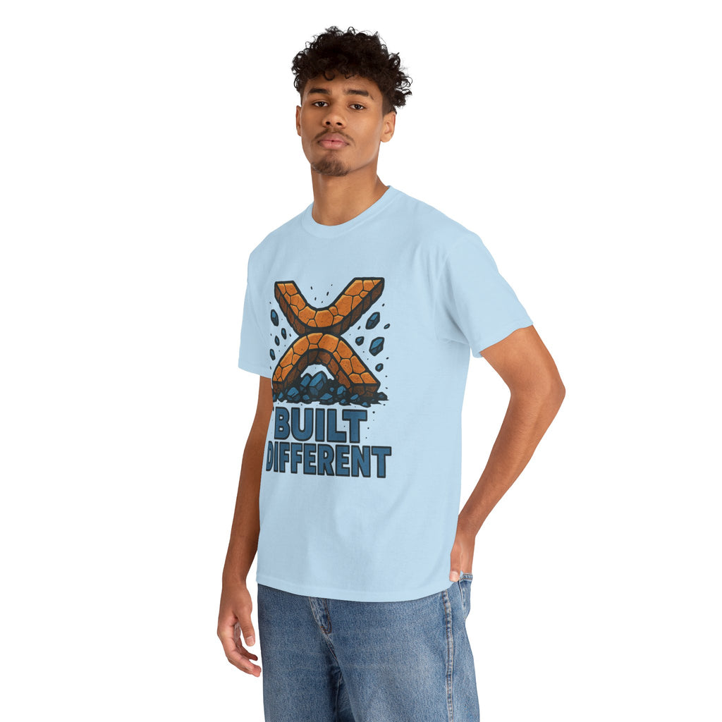 Built Different T-Shirt — Rugged Crypto X Design Tee