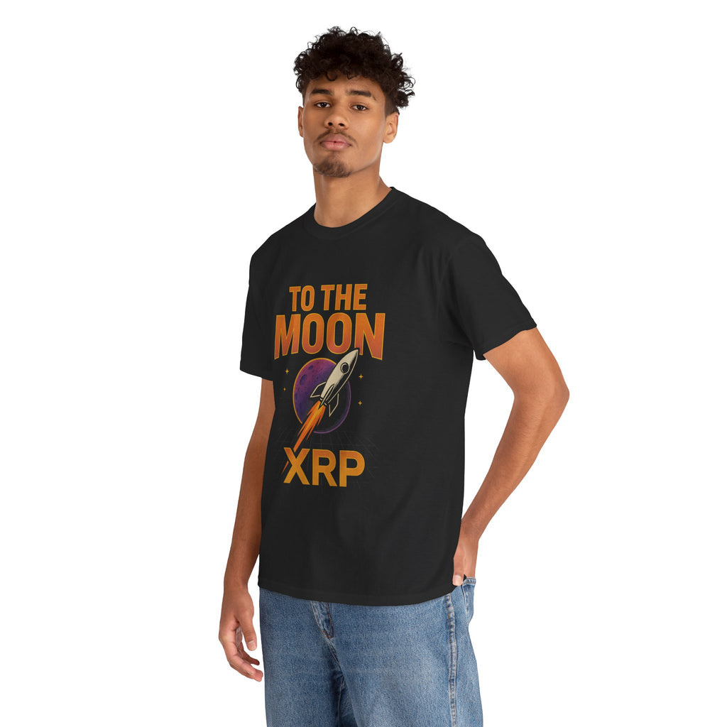 XRP To The Moon Tee — Cryptocurrency Investor Rocket Shirt