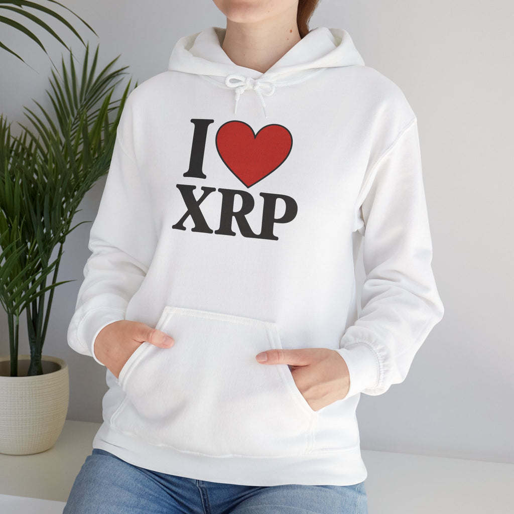 I  XRP Hoodie — Crypto Enthusiast Ripple Sweatshirt