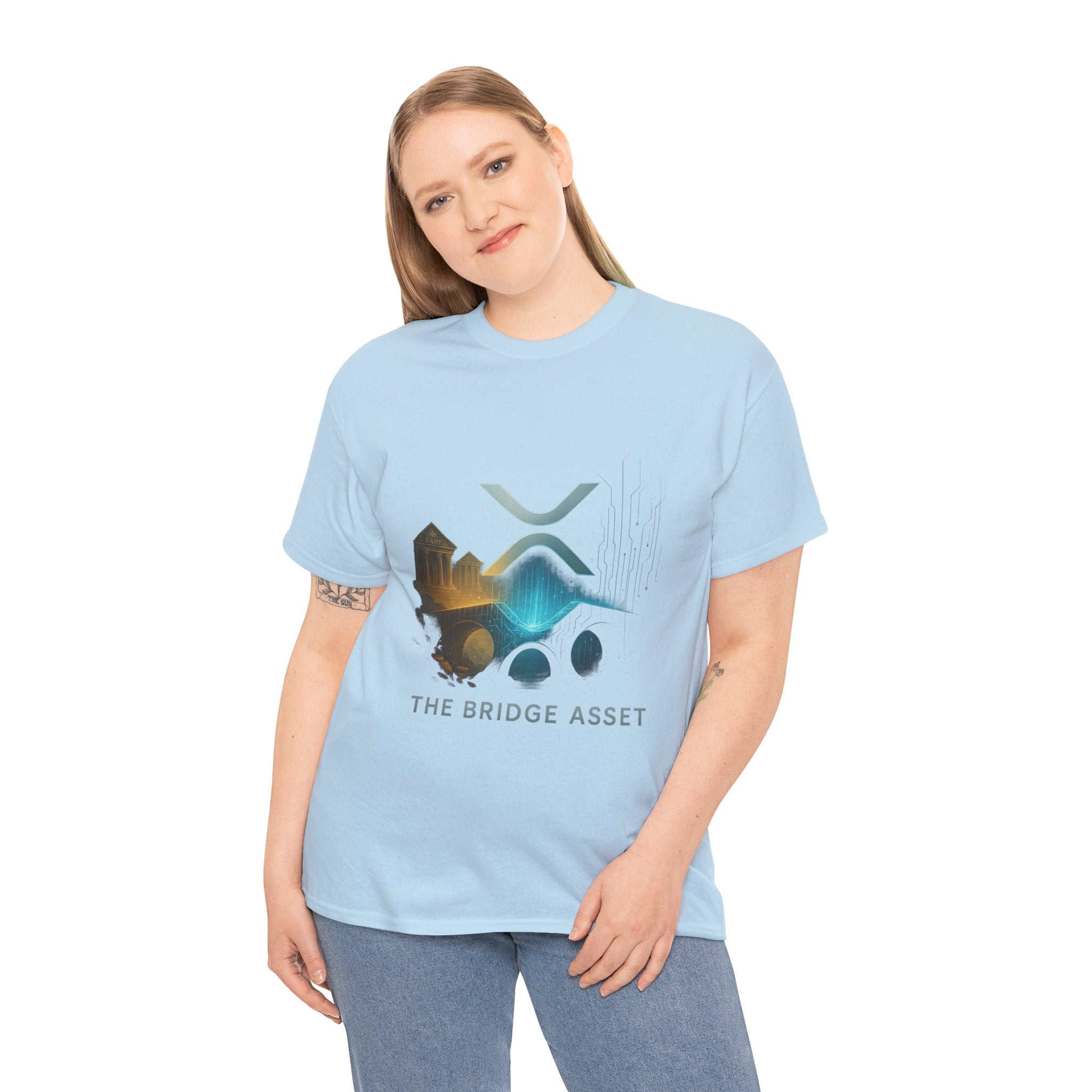 Ripple XRP Crypto Tee — 'The Bridge Asset' Logo T-Shirt