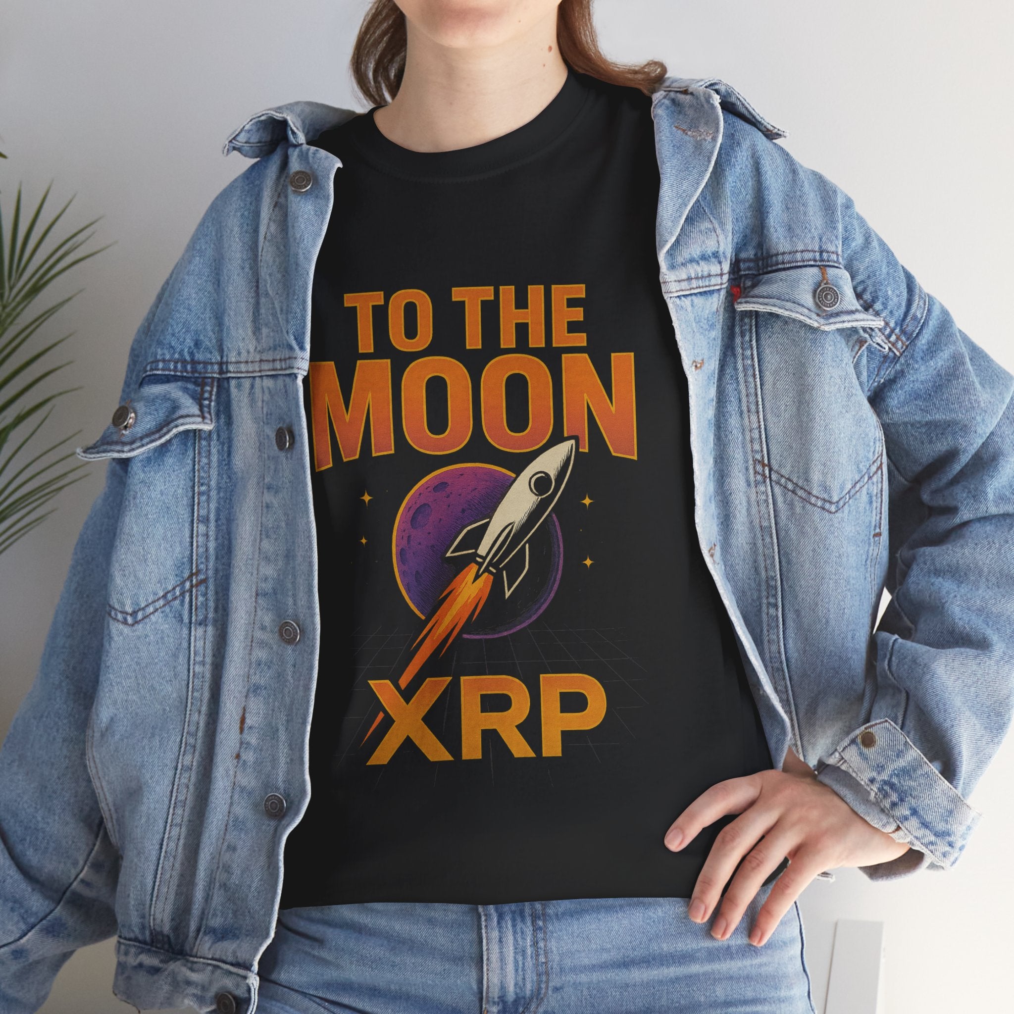 XRP To The Moon Tee — Cryptocurrency Investor Rocket Shirt