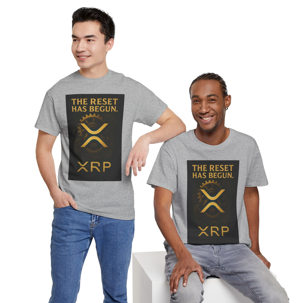 XRP Crypto Tee — "The Reset Has Begun" Bitcoin Alternative Shirt