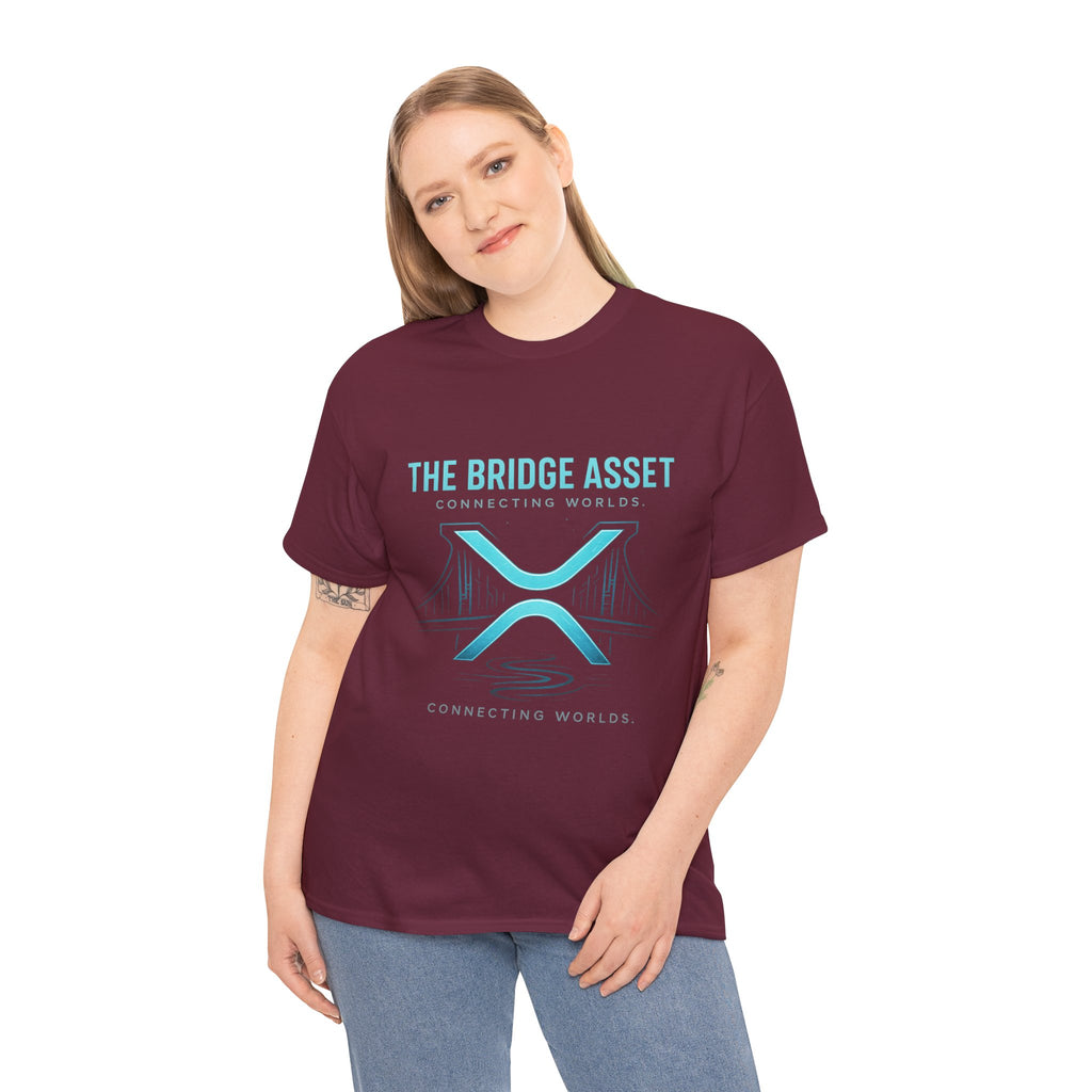 The Bridge Asset Tee – 'Connecting Worlds' Crypto Ripple X Logo T-Shirt