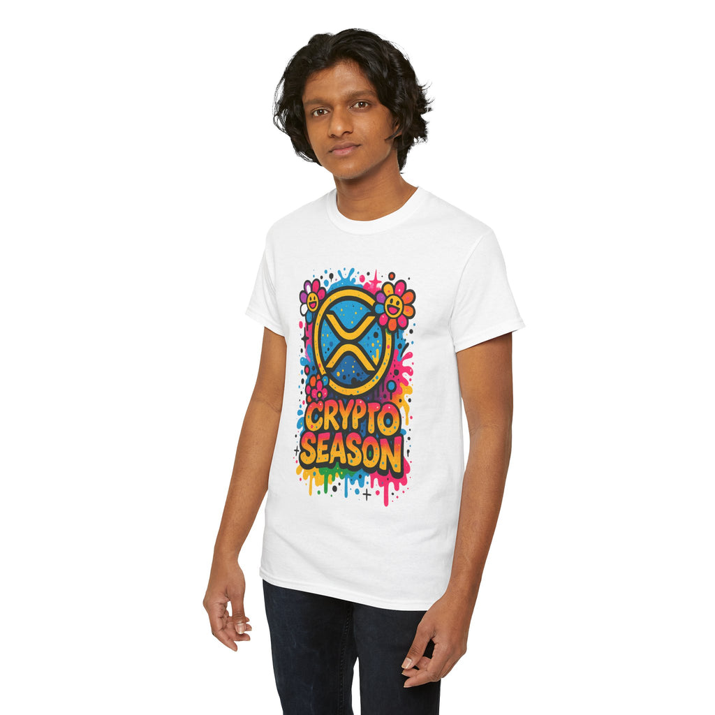 Crypto Season T-Shirt — Colorful Ripple XRP Logo Tee
