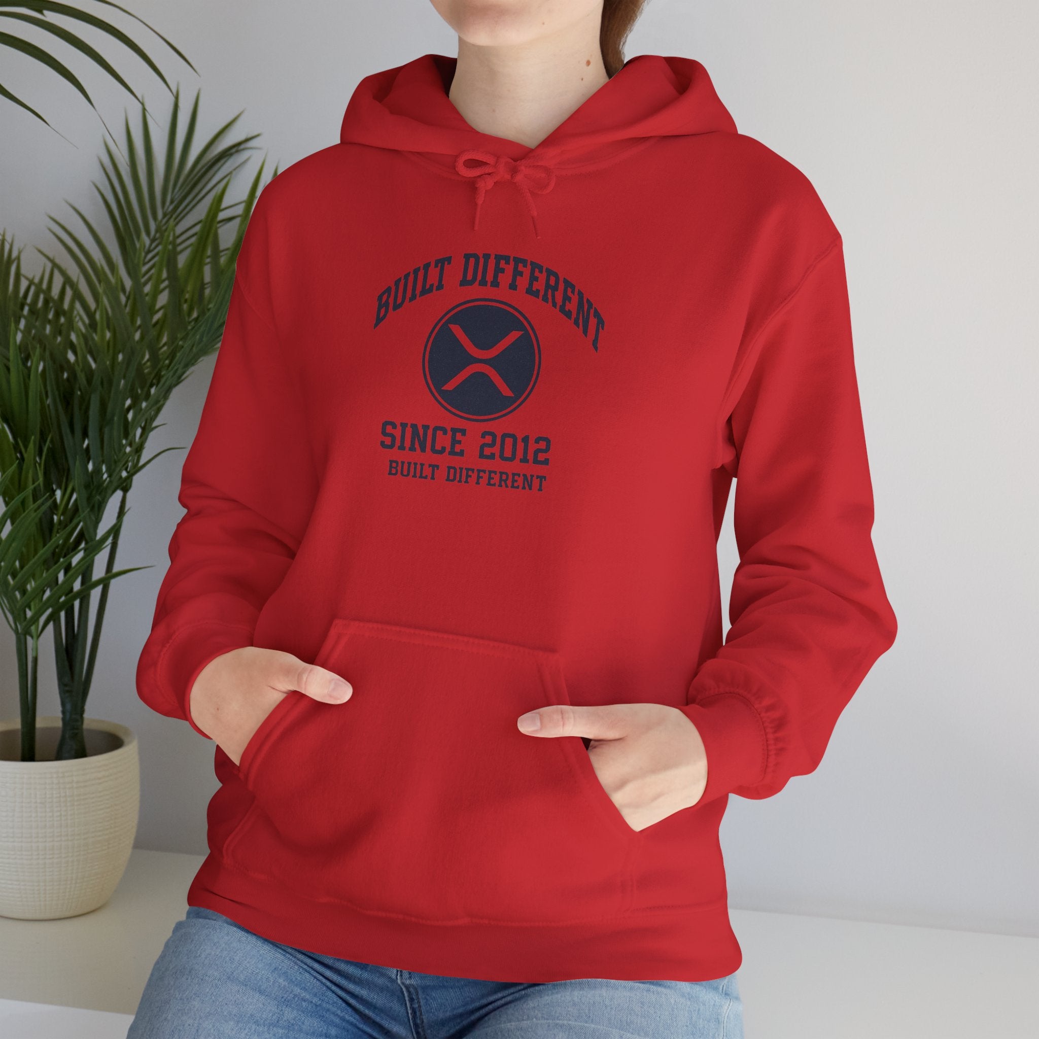 Built Different Hoodie - "Built Different Since 2012" Retro Logo Pullover