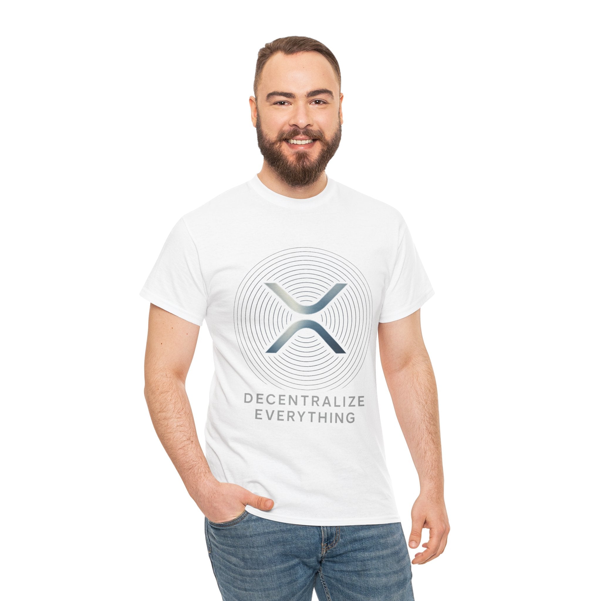 XRP 'Decentralize Everything' Tee - Crypto Logo T-Shirt