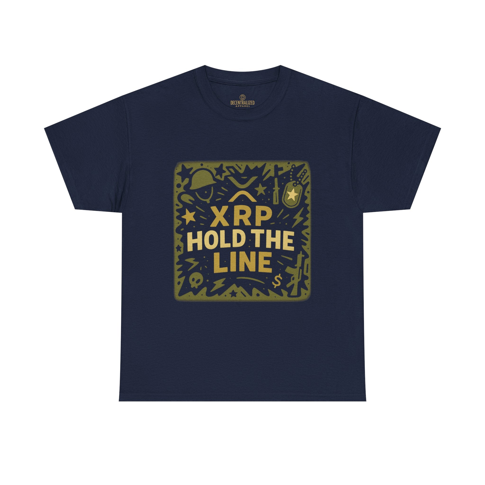 T-Shirt — XRP Hold The Line Crypto Graphic Tee
