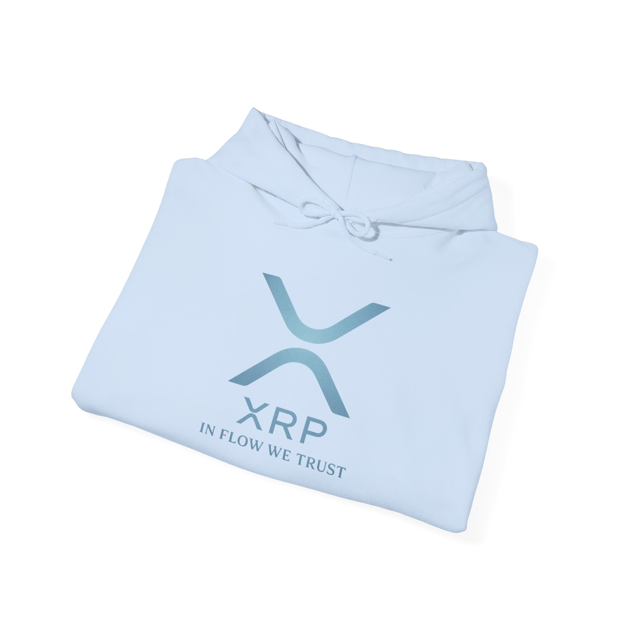 XRP Logo Hoodie – "In Flow We Trust" Crypto Sweatshirt