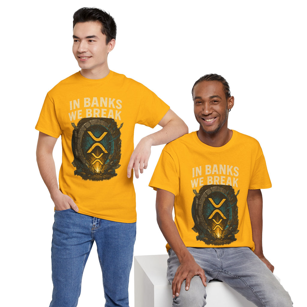 In Banks We Break XRP Crypto Graphic Tee