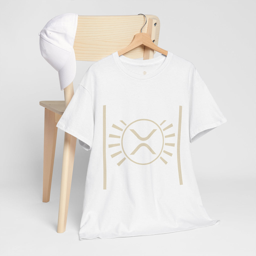 XRP Sun Logo T‑Shirt — Minimal Crypto Ripple Tee