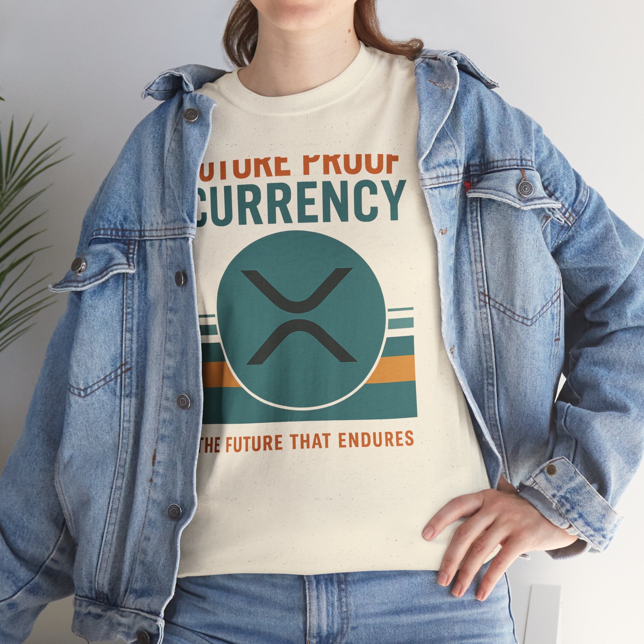 RIPPLE XRP 'Future Proof Currency' Graphic Tee — Crypto Retro Logo Shirt