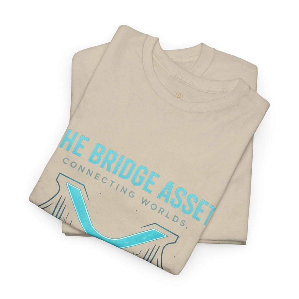 The Bridge Asset Tee – 'Connecting Worlds' Crypto Ripple X Logo T-Shirt