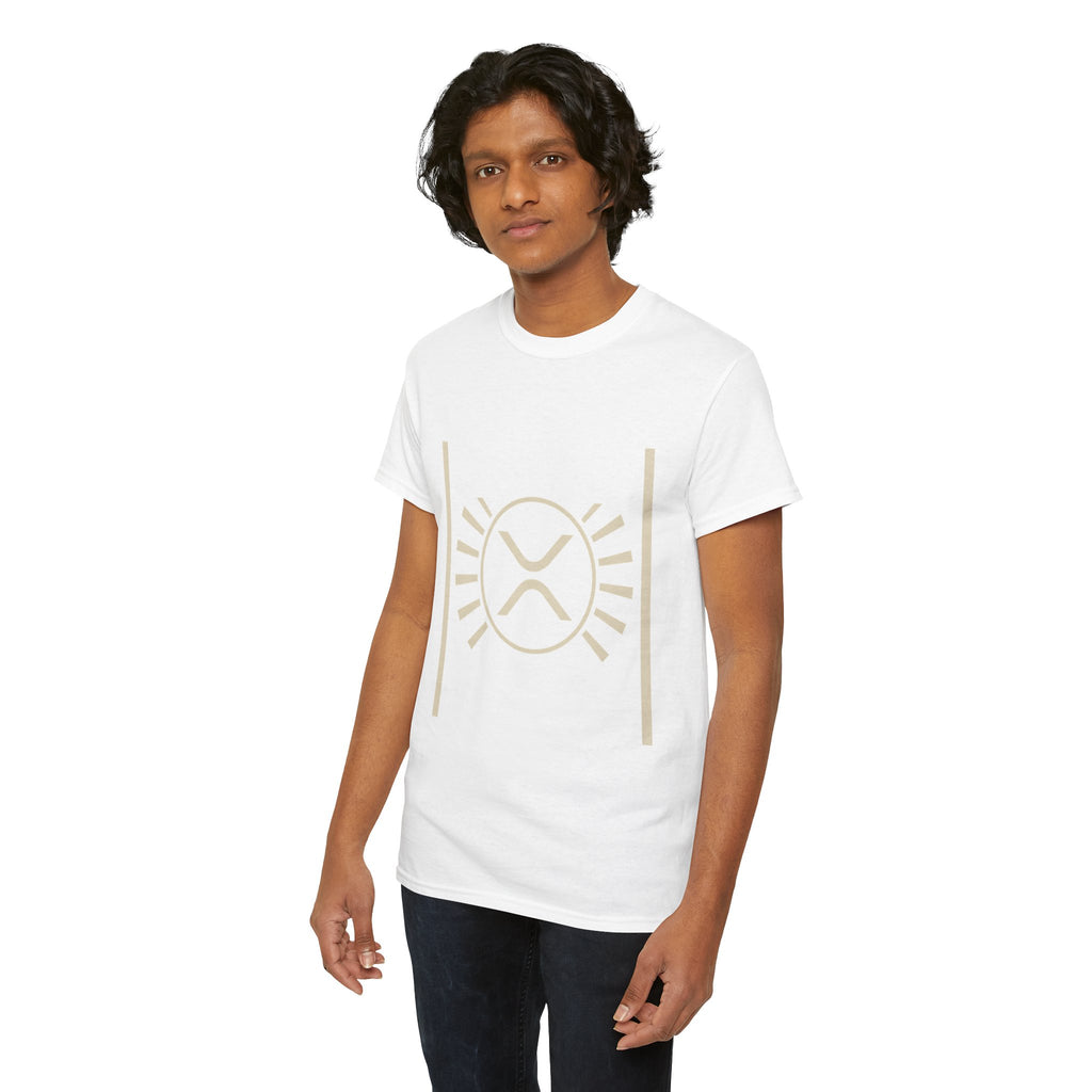 XRP Sun Logo T‑Shirt — Minimal Crypto Ripple Tee