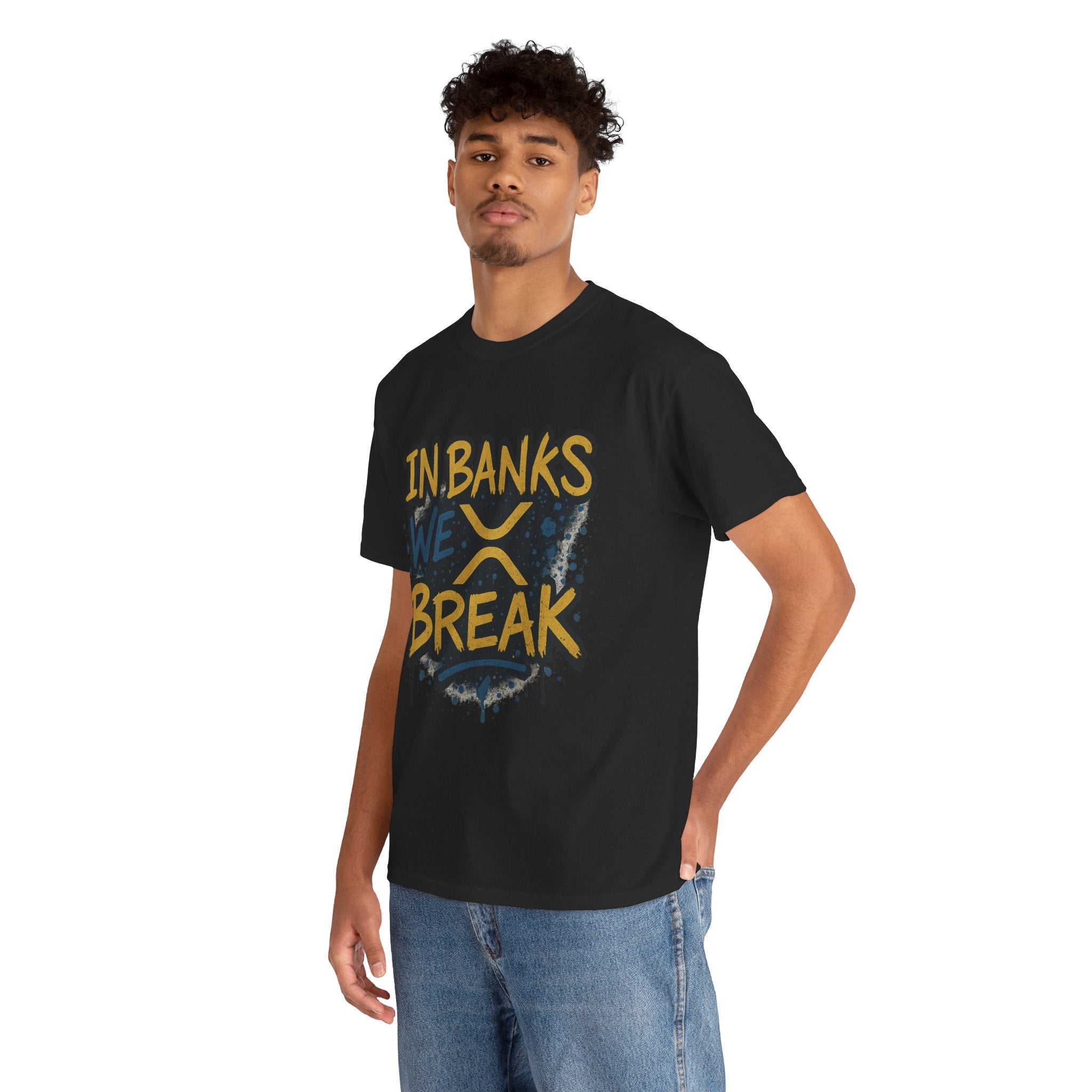 Ripple 'In Banks We Break' Graphic Tee — Crypto XRP Streetwear