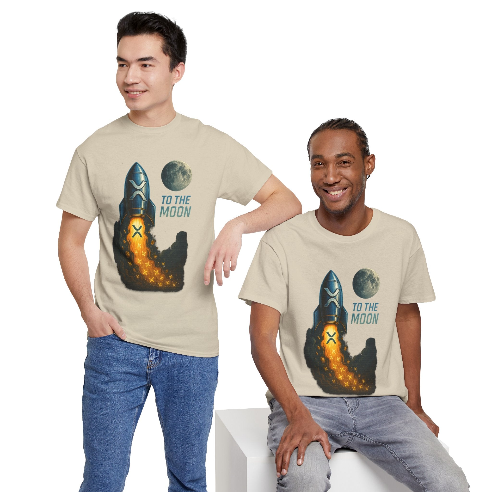 Rocket 'To the Moon' T-Shirt - Space Exploration Graphic Tee