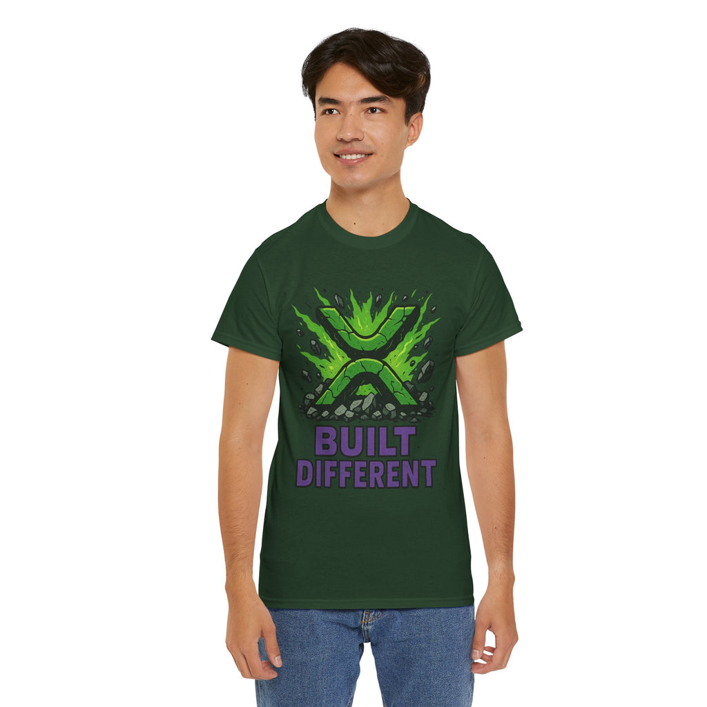 Built Different T-Shirt — Green Gamer Logo Tee