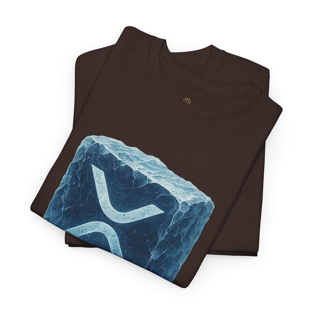 Cold Flow Ripple Logo T‑Shirt — 'Cold Flow: Built Different' Ice Cube Design
