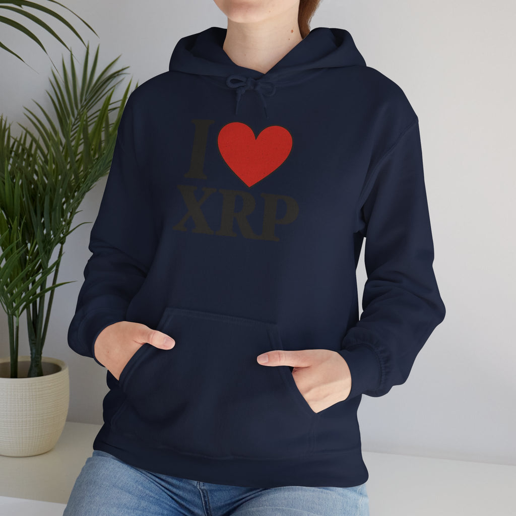 I  XRP Hoodie — Crypto Enthusiast Ripple Sweatshirt