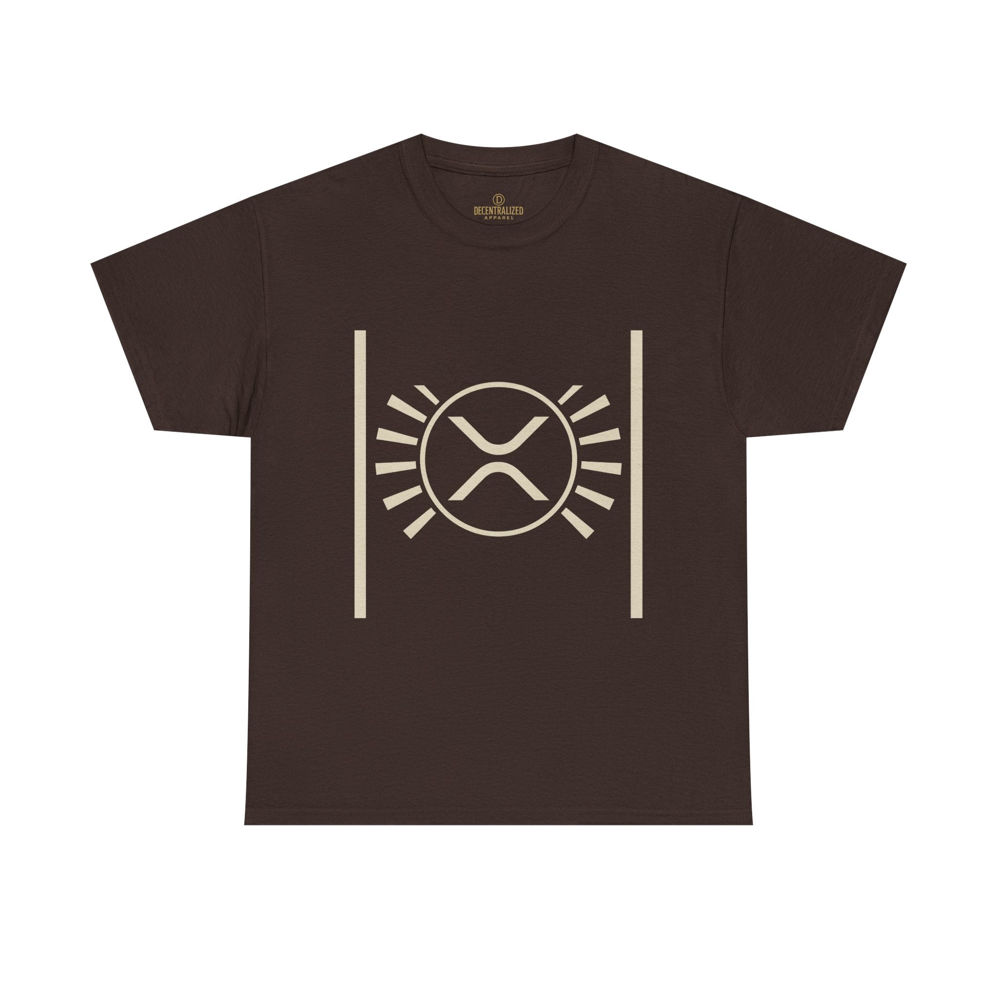 XRP Sun Logo T‑Shirt — Minimal Crypto Ripple Tee