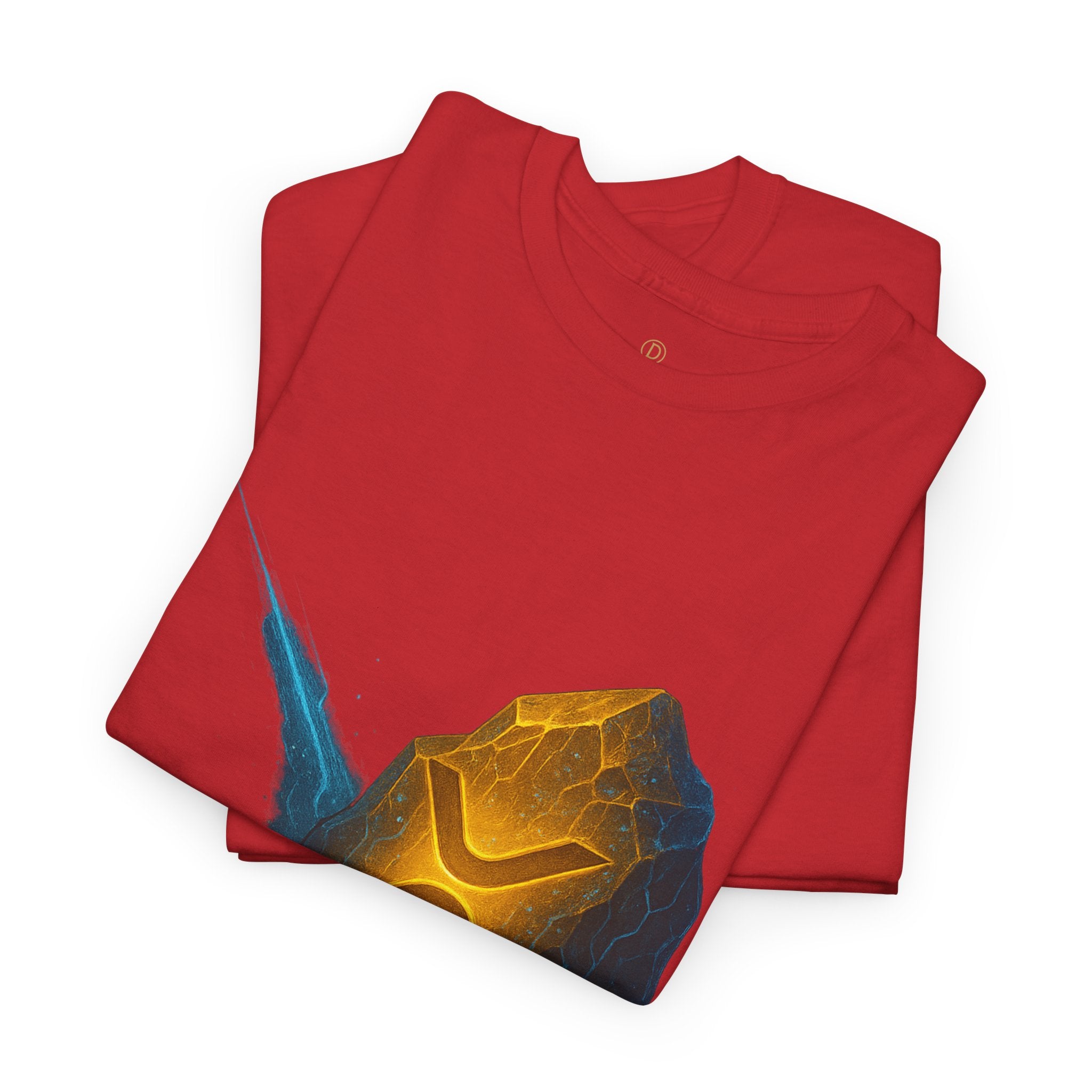 Rune Stone Graphic Tee — Glowing Mystic Rock T-Shirt