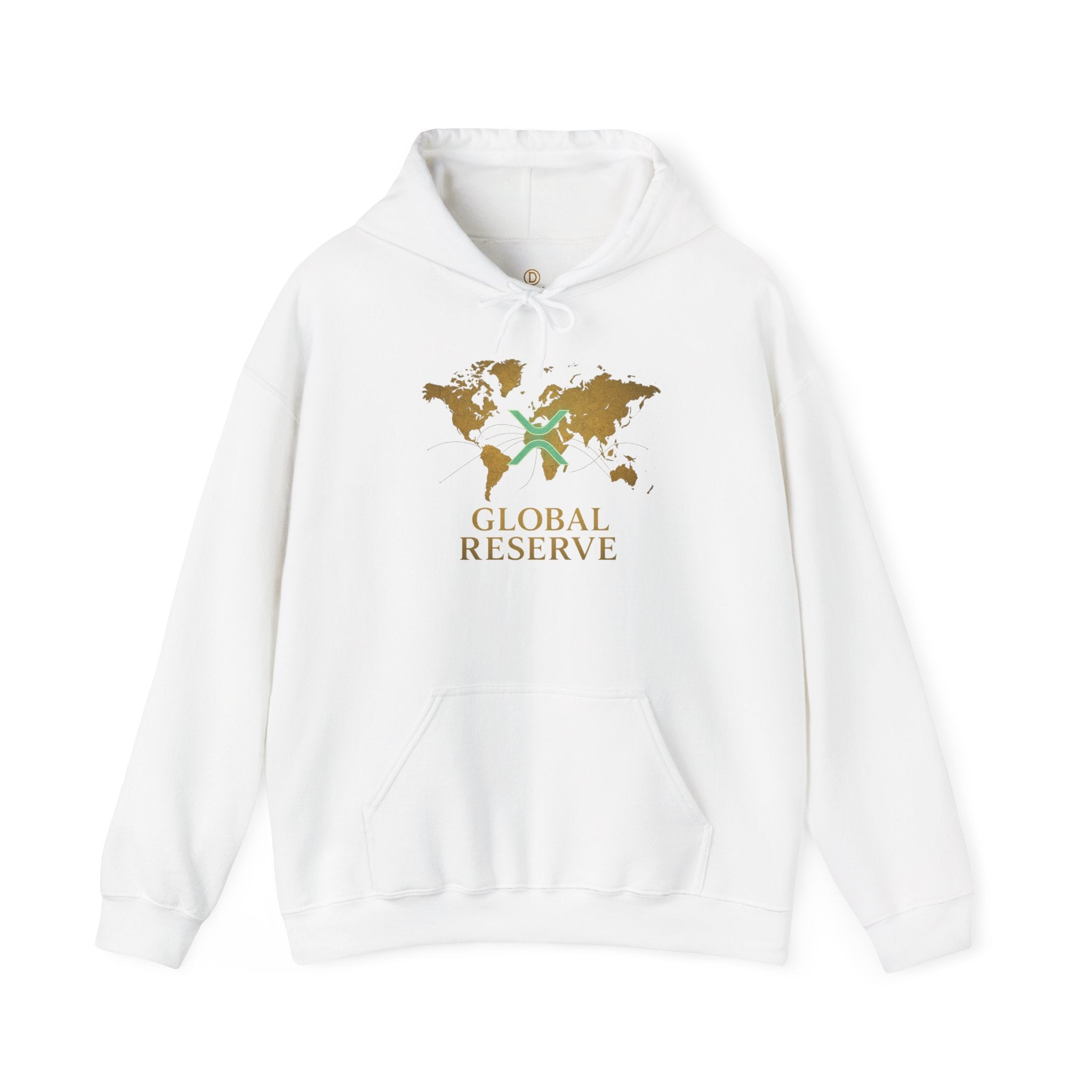 Global Reserve Hoodie — World Map Logo Pullover