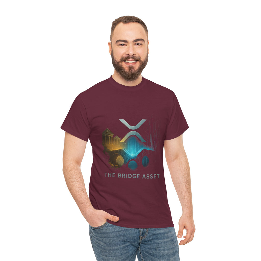 Ripple XRP Crypto Tee — 'The Bridge Asset' Logo T-Shirt