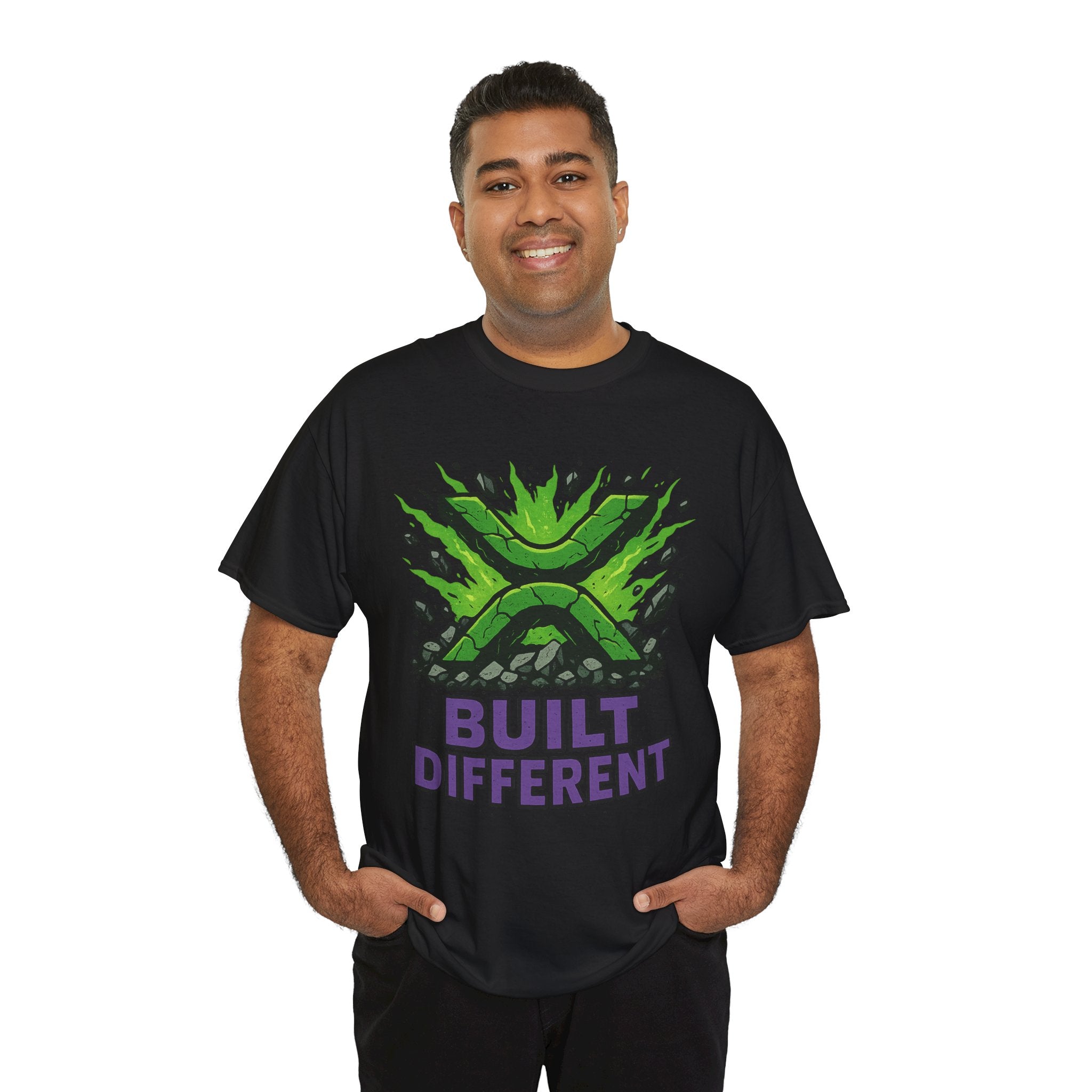 Built Different T-Shirt — Green Gamer Logo Tee