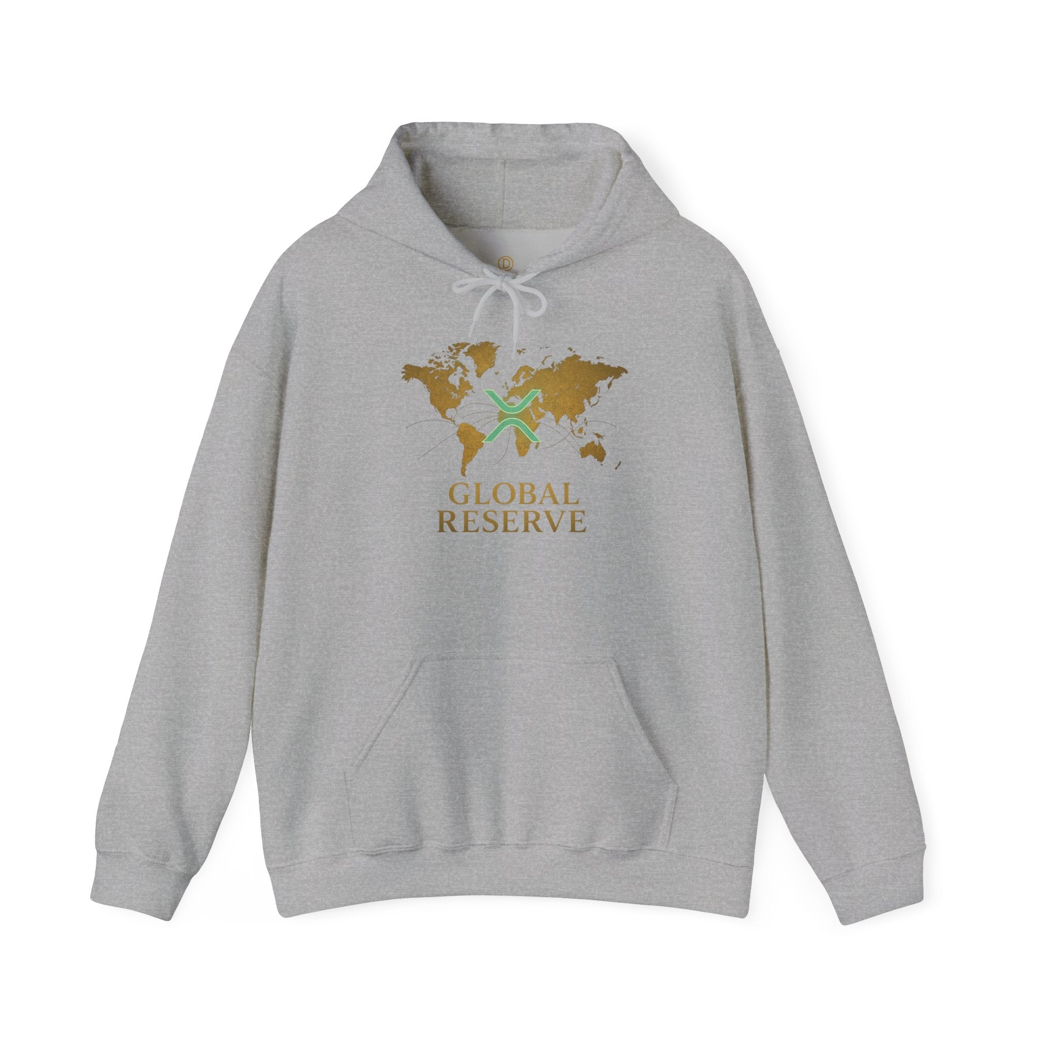 Global Reserve Hoodie — World Map Logo Pullover