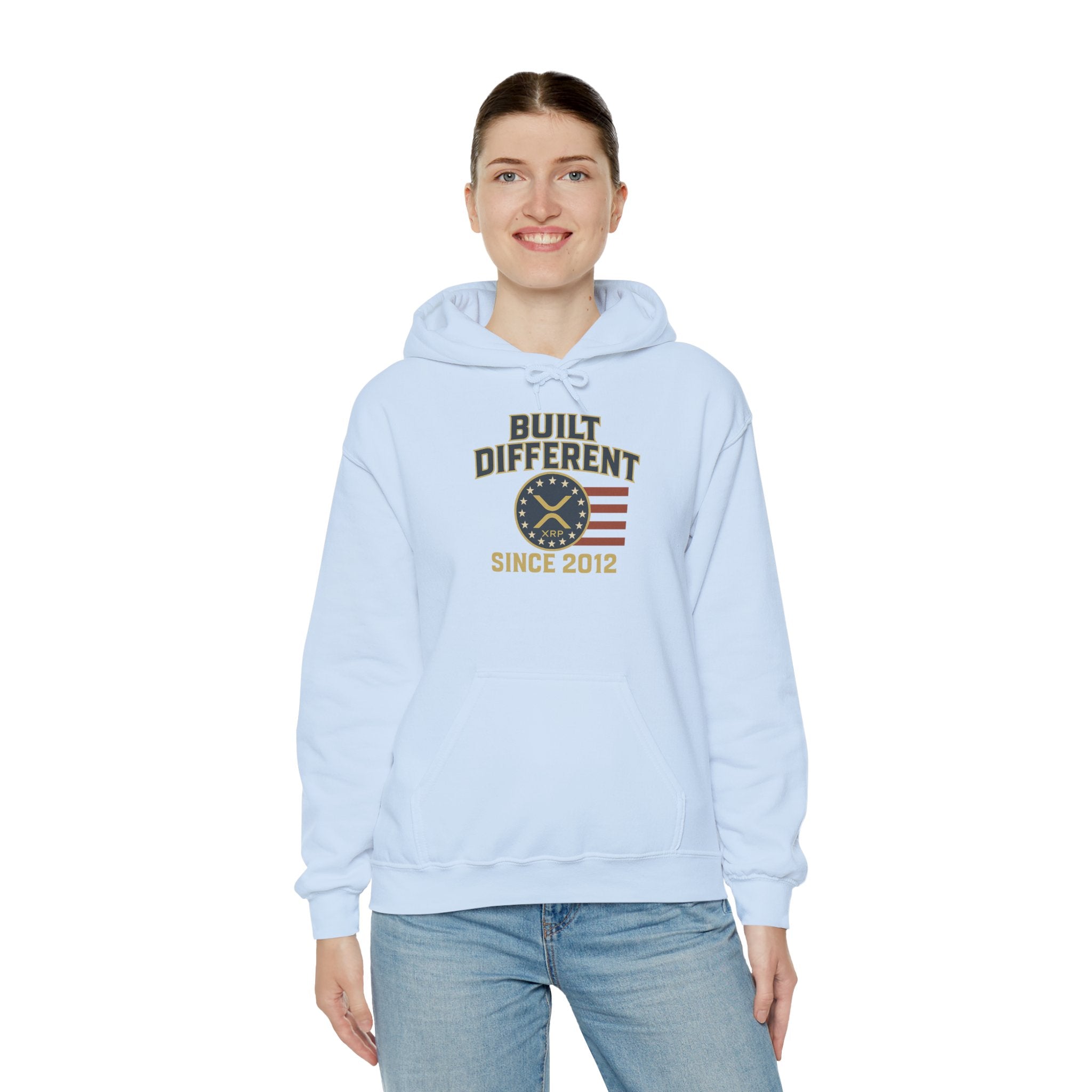 Built Different Hoodie • 'Built Different Since 2012' Patriotic Casual Pullover