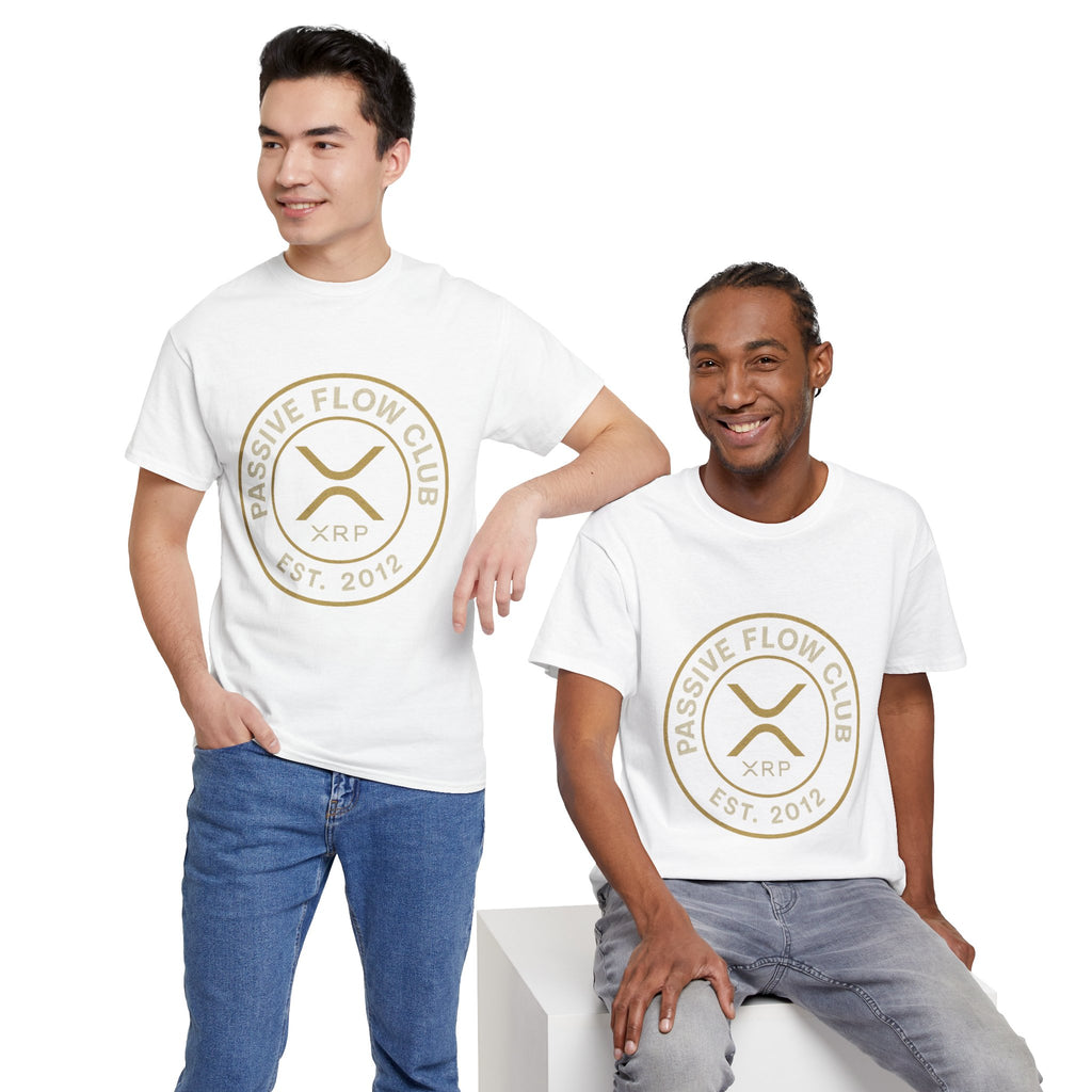 XRP Passive Flow Club T‑Shirt — Crypto Logo Tee (Est. 2012)