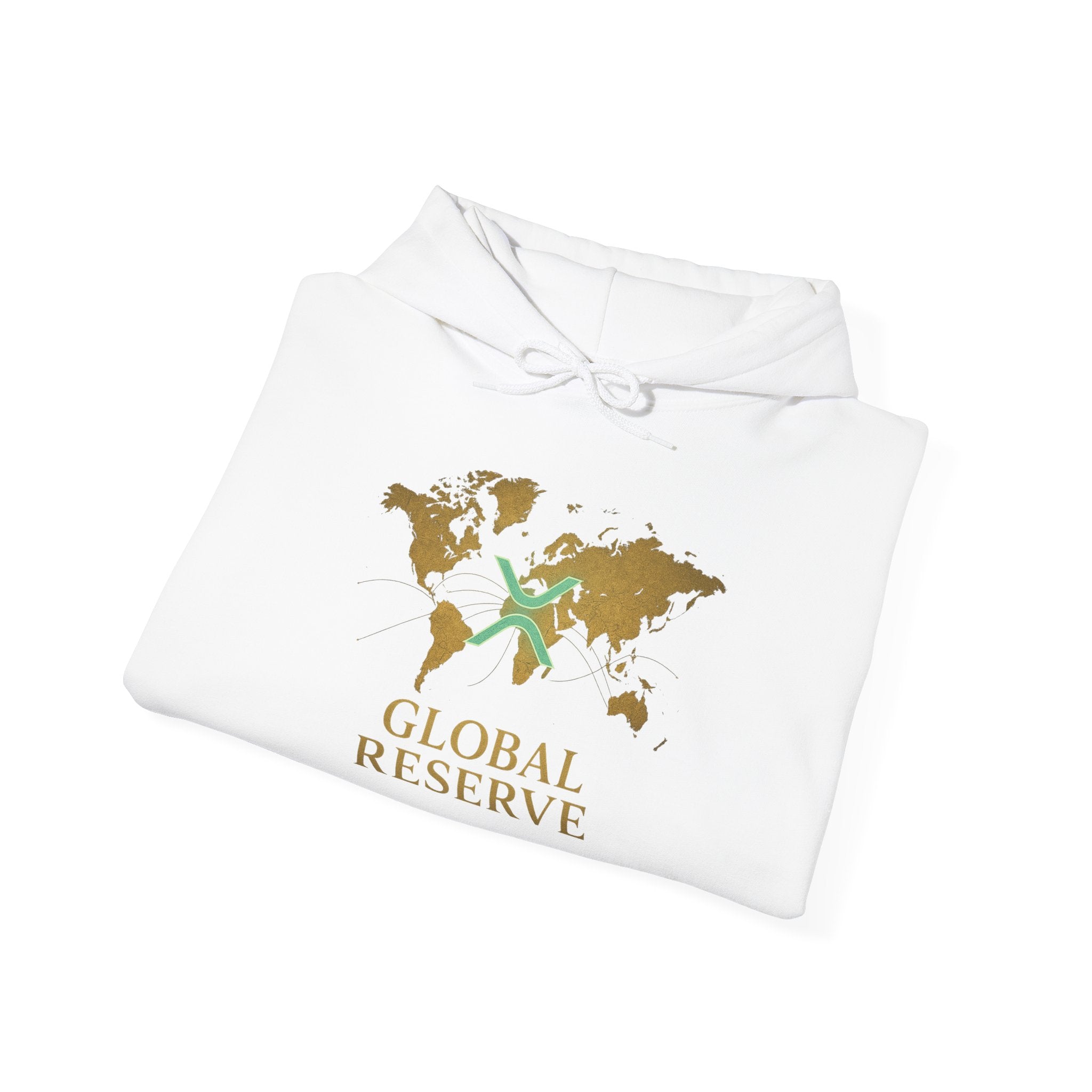 Global Reserve Hoodie — World Map Logo Pullover