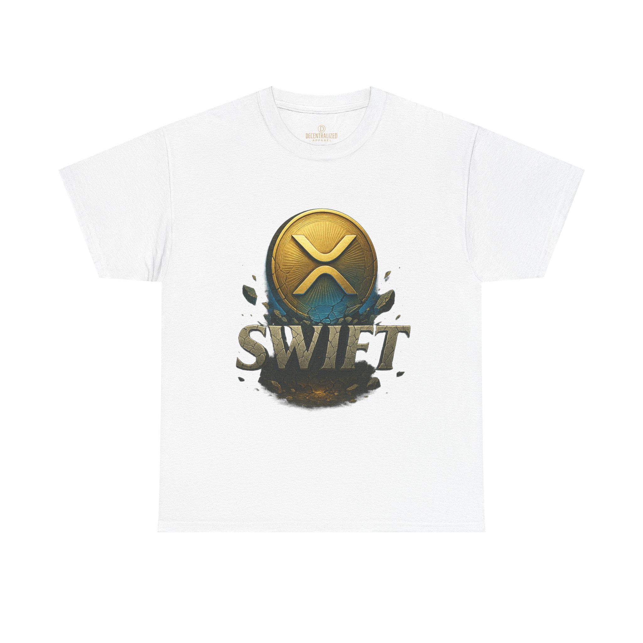 XRP Swift Cryptocurrency T‑Shirt — Ripple Coin Logo Graphic Tee