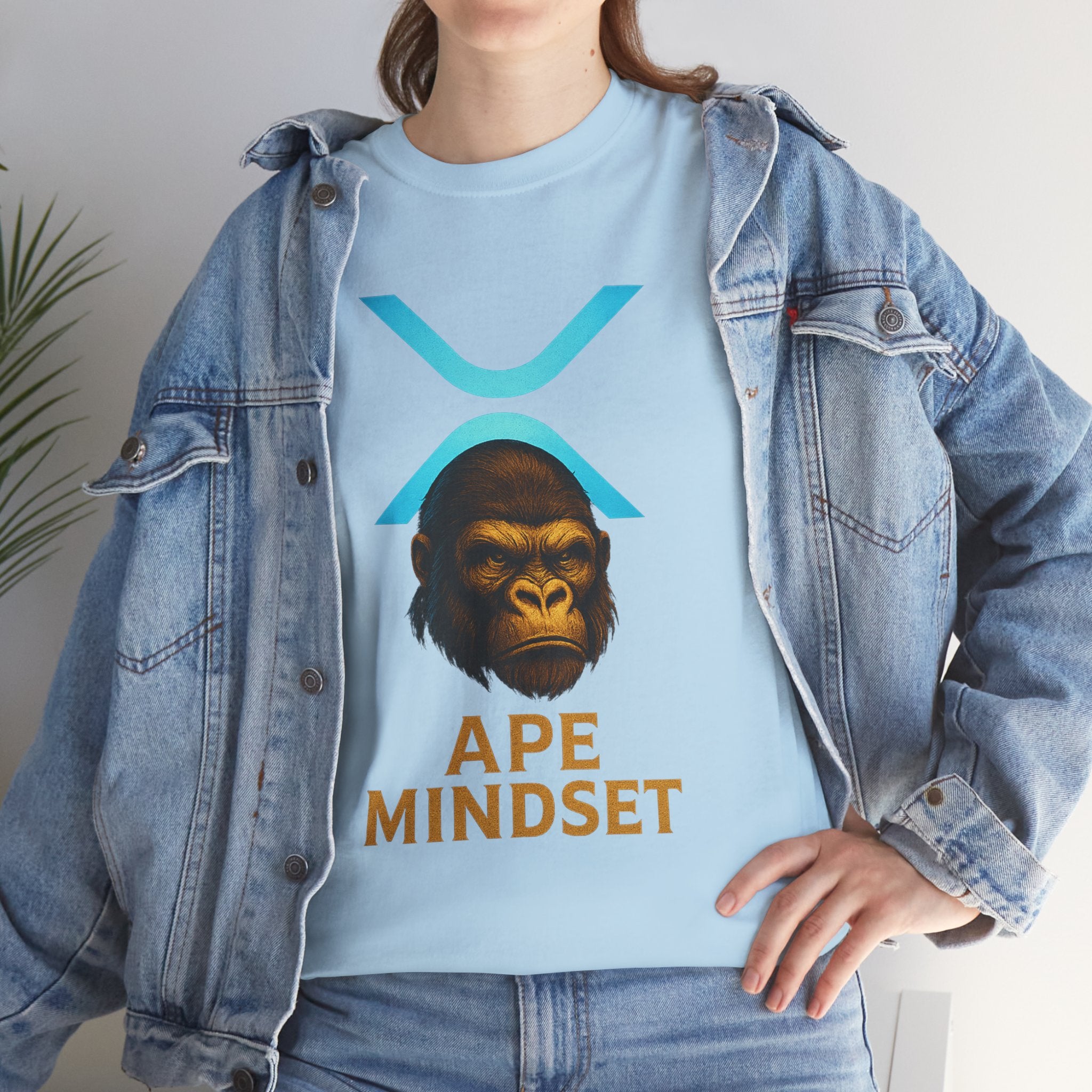 Ape Mindset T-Shirt — Crypto XRP Ape Graphic Tee