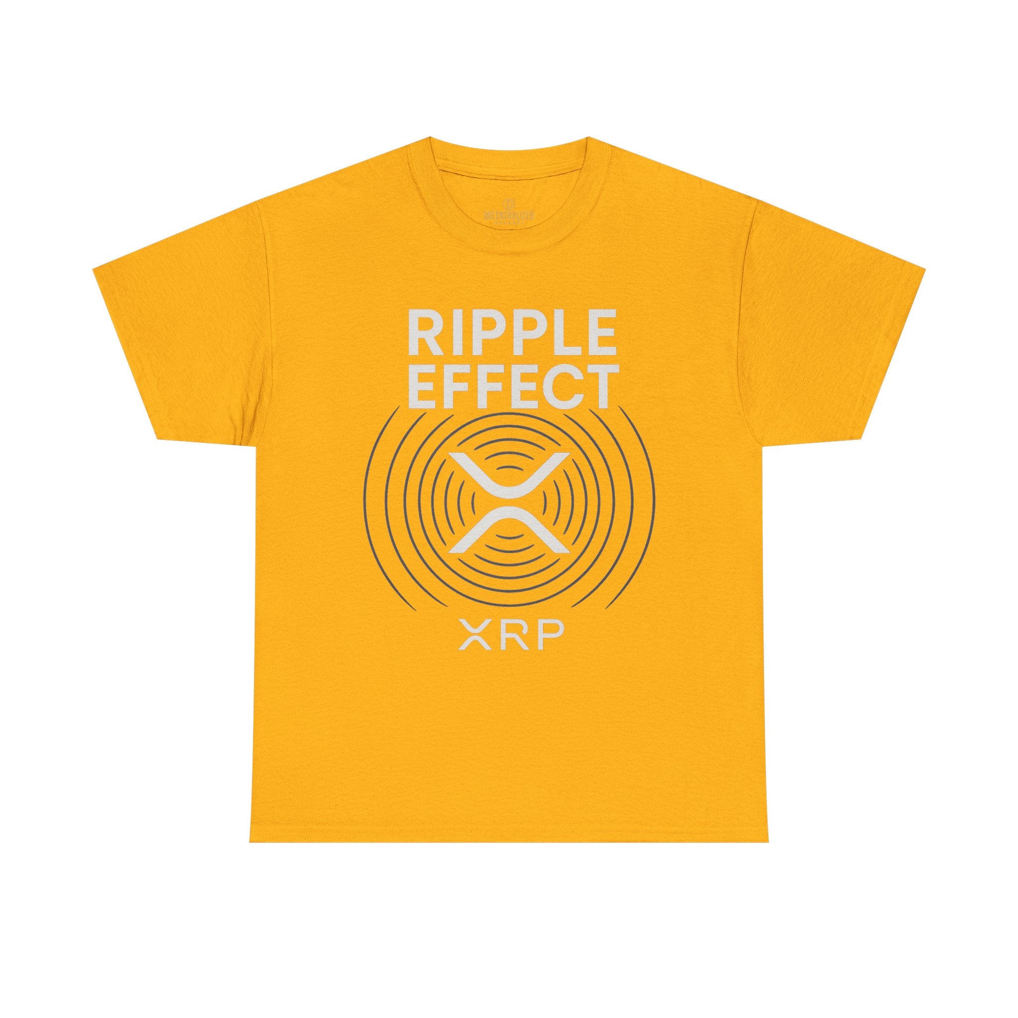 Ripple Effect XRP Tee — Minimal Cryptocurrency Logo T-Shirt