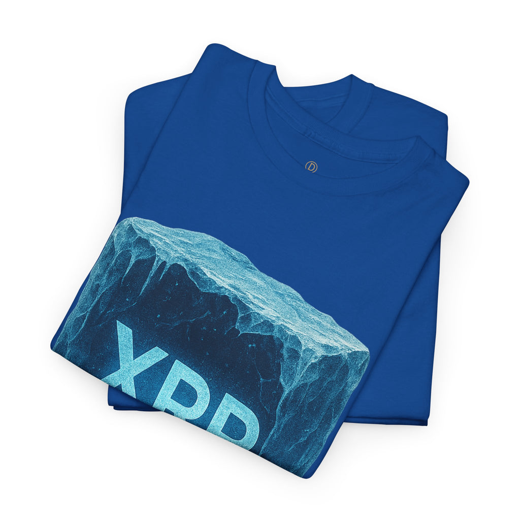 XRP Ice Block Tee — Crypto Ripple Logo T-Shirt