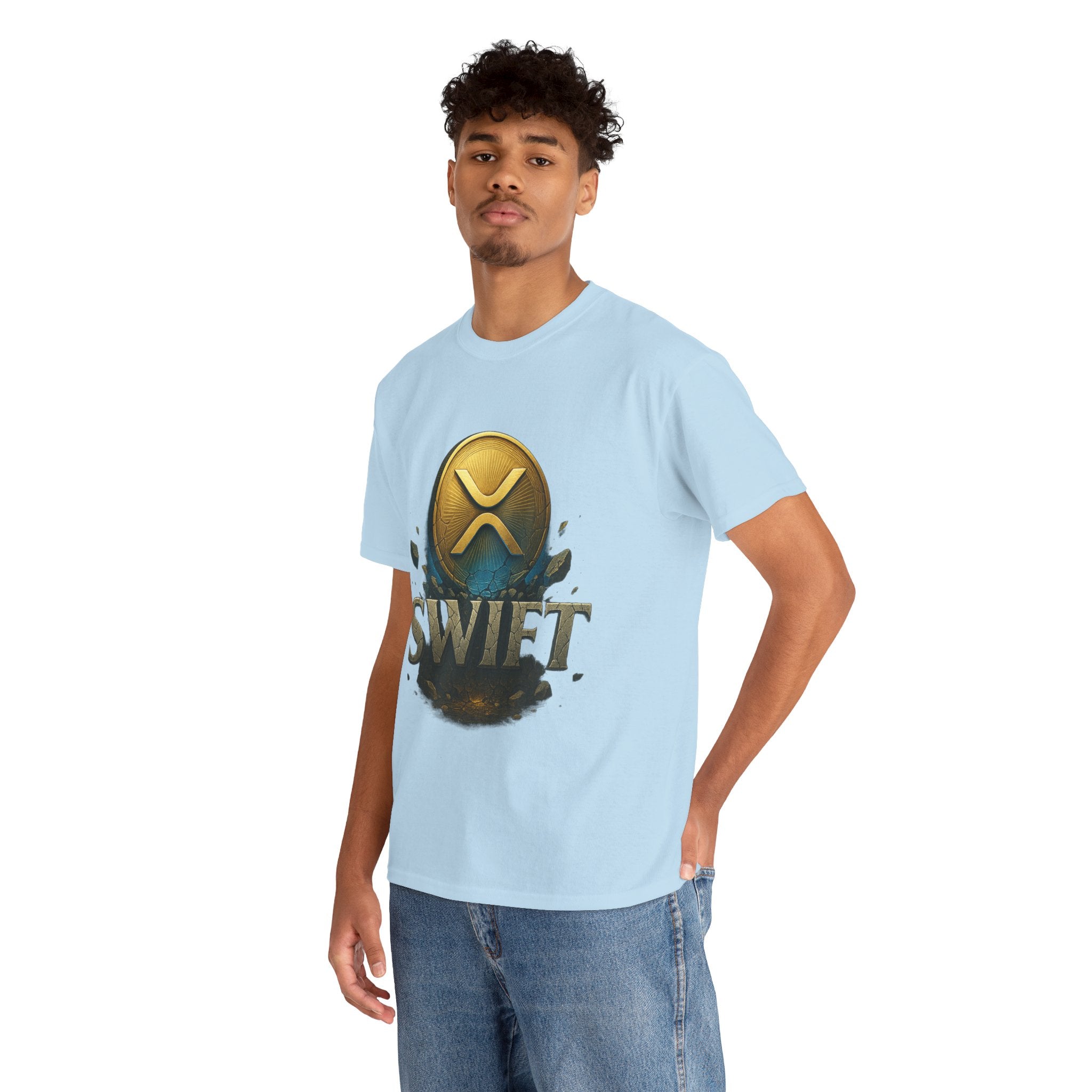XRP Swift Cryptocurrency T‑Shirt — Ripple Coin Logo Graphic Tee